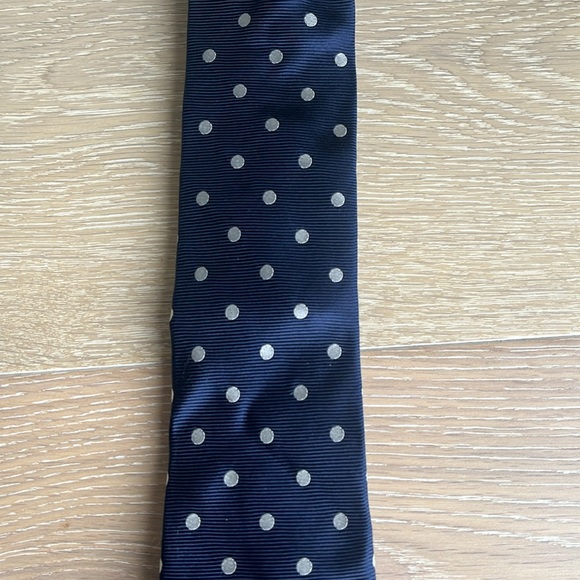 Blue Polka Dot Tie - Picture 3 of 3